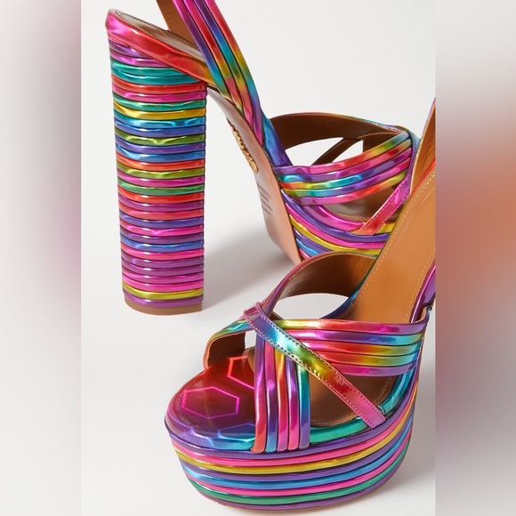 Like new Aquazzura Sundance platform 37 $895 - Picture 1 of 14